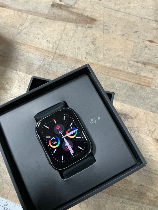 Photo 1 of *POWERS ON** YHE Smart Watch Blood Pressure, 1.95'' Blood Pressure Watch with Air Pump Cuff, Blood Pressure Monitor for Sleep and Sports Tracking for Android iOS Supports Data Sharing, Reminder Monitoring Etc