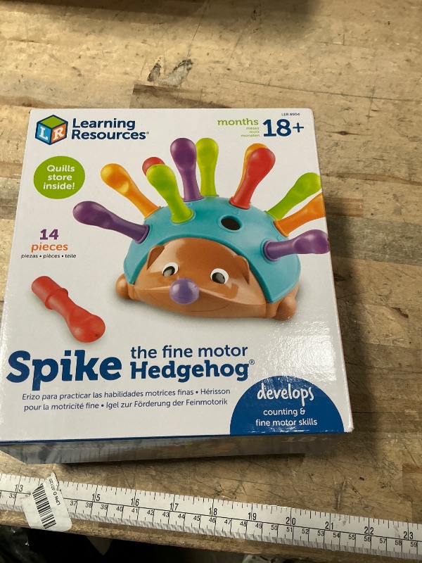 Photo 1 of Learning Resources Spike The Fine Motor Hedgehog - Toddler Montessori Toys, Stacking Shape, Gifts For Boys And Girls, Sorting And Matching Skill Activities, Educational Games, Kindergarten