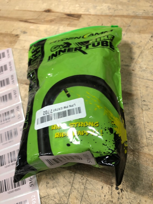 Photo 1 of 1 Pack 20x4.0 Fat Tire Tubes with AV 32mm, 20x3.5-4.5 Fat Tire Tube Heavy Duty with 1 Tire Lever, 20 x 4.0 Premium Butyl Rubber Bike Tube 20 x 3.50, 20 x 4.0, 20 x 4.5 for Road/MTB/E Bike by Hydencamm