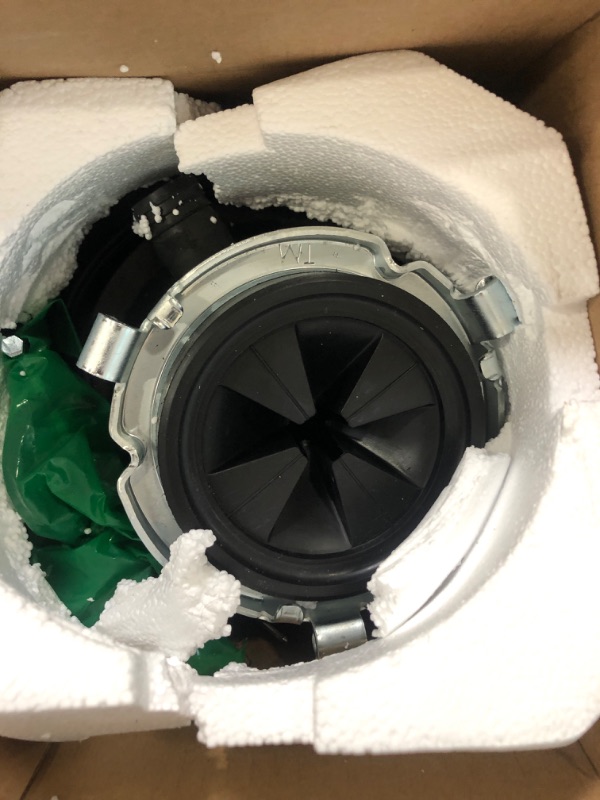 Photo 1 of ***(PARTS ONLY/ MAJOR DAMAGE/ NON FUNCTIONAL)***InSinkErator Badger 5 Garbage Disposal with Power Cord, Standard Series 1/2 HP Continuous Feed Food Waste Disposer, Badger 5 W/C, No Size, Black/Gray