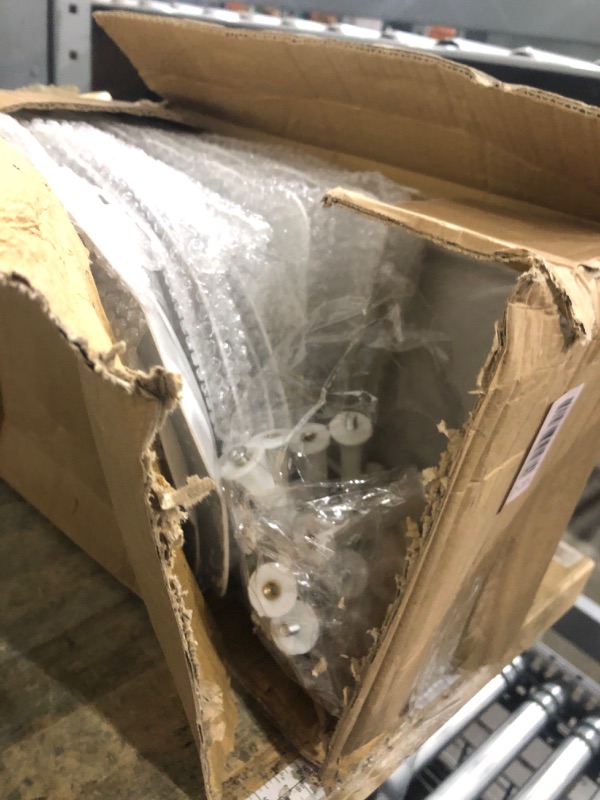 Photo 1 of 10 Pcs dessert table display set,3pcs 3 Tier cupcake stand,3pcs plastic wedding cake stands for party?4pcs cookie dessert trays?cake stands for tea party baby shower?White three tiered serving stand