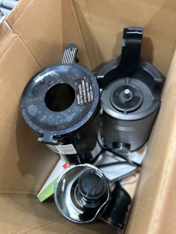 Photo 1 of **PARTS ONLY ITEM*** Cold Press Juicer, ECOSELF Juicer Machines with 4.35" Large Feed Chute Fit Whole Fruits & Vegetables, Self Feeding for Juice Extractor Machine, Easy to Clean and Assemble, High Juice Yield