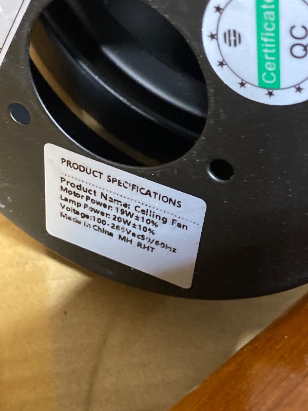 Photo 1 of **SEE NOTES*****   Ceversa 42 Inch Wood Ceiling Fans with Lights and Remote,Outdoor Ceiling Fan for Patios with Dimmable Led Light,Walnut 3 Blades,Memory Modern Fan for Living Room,Office,Indoor