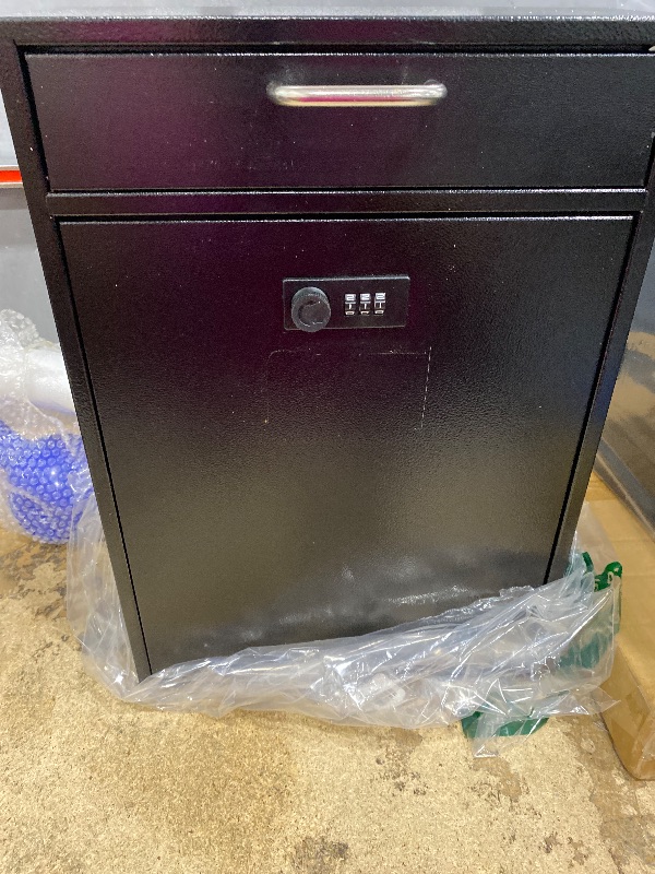 Photo 1 of **SEE NOTES***Wall Mounted Locking Vertical Dropbox Mailbox - Safe and Secure (Large) | Made with Galvanized Steel (Black Combination Lock)
