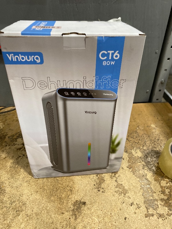 Photo 1 of **SEE NOTES***Dehumidifiers for Home (85 OZ Water Tank, 800 sq.ft) Quiet Small Dehumidifier for Basement Bedroom Bathroom with Drain Hose, 3 Gear Timer, Sleep Mode, Auto Shut Off, 7 Color Ambient Light