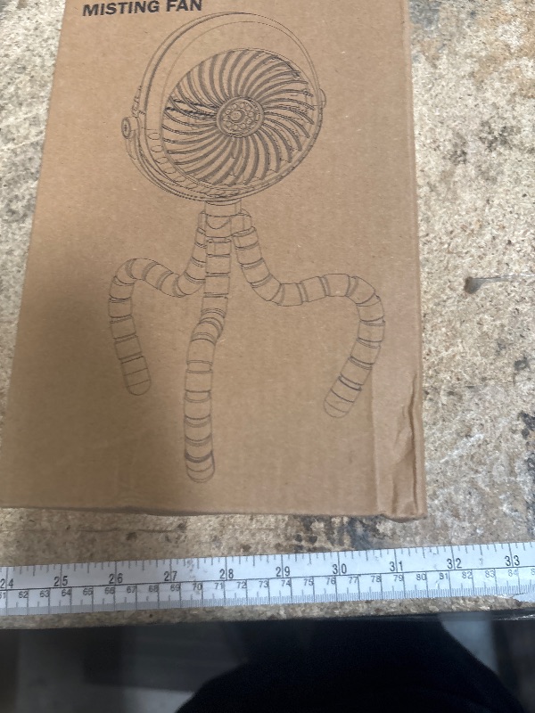 Photo 1 of 2025 Upgarded 4000mAh Misting Baby Stroller Fan, Rechargeable Battery Operated,Max 15Hrs Cooling,50ml Portable Water Sprayer Misting Fan with Flexible Tripod Clip on Car Seat Crib Treadmill Bunk Bed