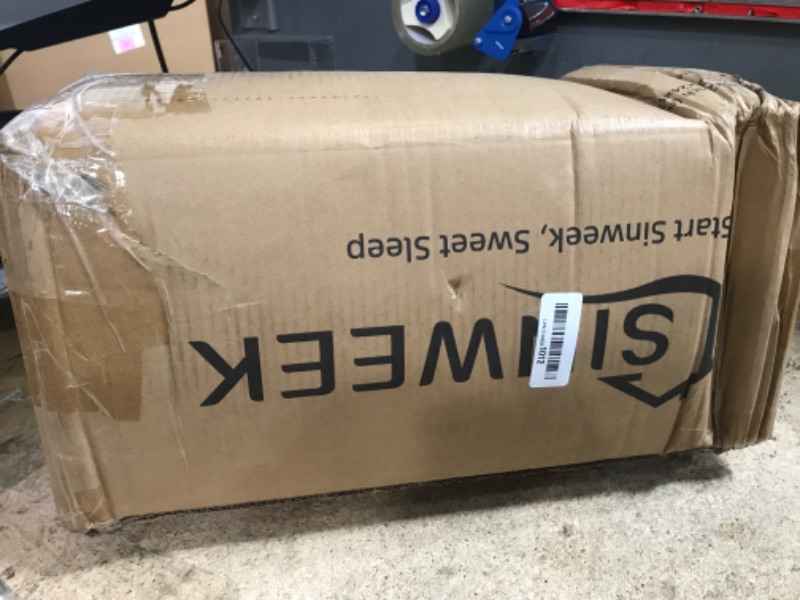 Photo 1 of **UNKNOWN DAMAGES** SINWEEK 1.5 Inch Gel Memory Foam Mattress Topper Ventilated Soft Pressure Relieve Mattress Pad, Breathable Bed Topper, CertiPUR-US Certified, Full Size