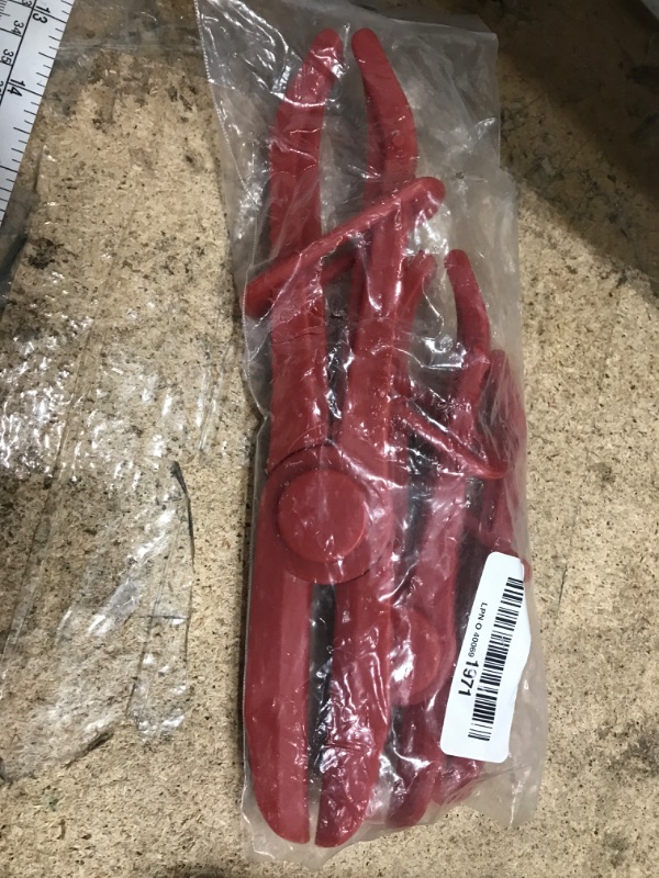 Photo 1 of ************Only 3 in the package****************
zipelo Hose Clamp Pliers, 6 Pack 3 Size Line Pinch Clamps Set, Plastic Hose Pinching Off Pliers for Automotive Radiator, Brake, Gas, Coolant Hoses and Fuel Lines (Red)