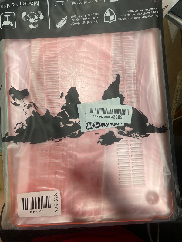 Photo 1 of **MISSING 1 KEYBOARD PAD** G JGOO Compatible with MacBook Air 13 Inch Case 2022 2021 2020 2019 2018 Release M1 A2337 A2179 A1932 Touch ID, Glitter Plastic Hard Shell Case + 2 Keyboard Covers + Screen Protector, Sparkly Pink