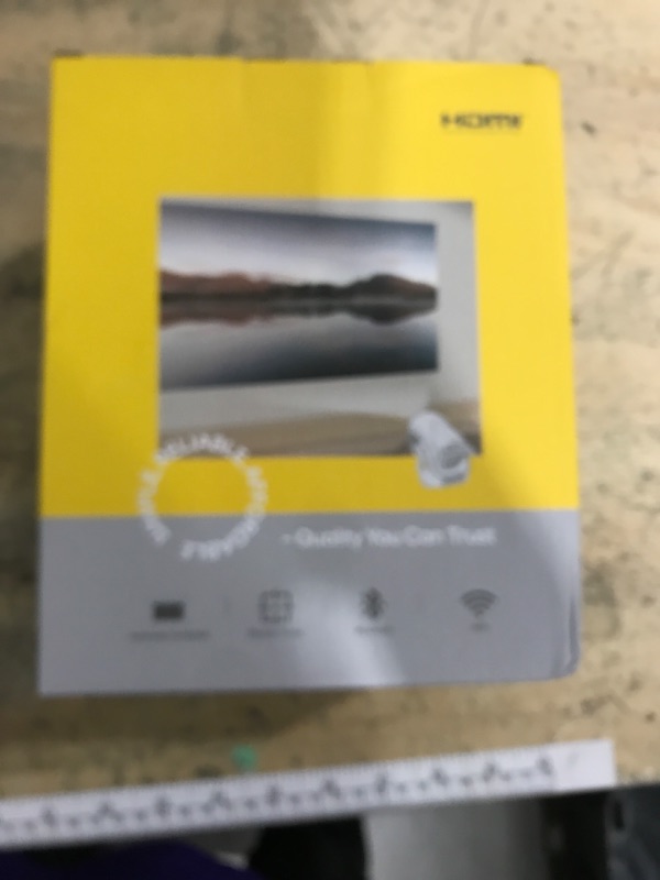 Photo 1 of ?Electric Focus?Projector with WiFi 6 and Bluetooth 5.0, Mini Portable Native 720P with 4K Support, Smart Proyector Built in Android 11, Auto Vertical Keystone, Home Movie Projectors for Outdoor