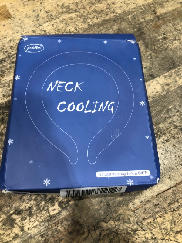 Photo 1 of 2PCS Neck CoolingTube, Reusable Ice Coolers Wearable Body CoolingProducts, Neck Coolers for HotWeather (Black*2)