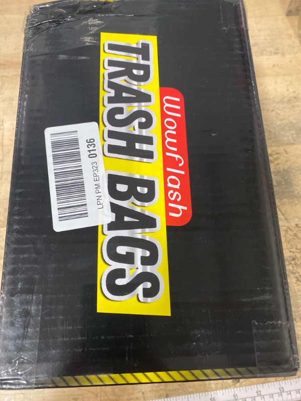 Photo 1 of 100 Count 55-60 Gallon Trash Bags, Sturdy & Tear-Resistant Commercial Can Liners 55 Gallon, Large Garbage Bags, Large Black Trash Bags for Commercial, Lawn and Leaf Bags