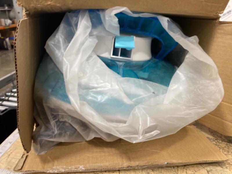 Photo 1 of (2025 Upgrade) Cordless Robotic Pool Cleaner, Lasts 75 Min, Automatic Vacuum for Above-Ground Pools up to 645 Sq.ft,Portable, Self-Parking,Light Blue