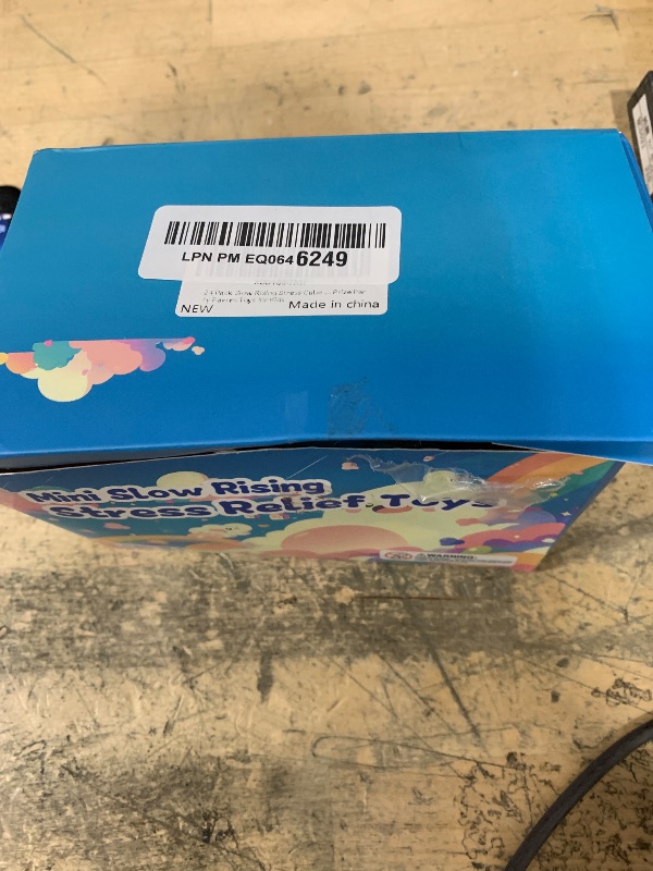 Photo 1 of 24 Pack Slow Rising Stress Cube , Dough Stress Balls Soft Fidget Squishy Toys for Anxiety Relief, Pull Stretch Classroom Prize Party Favors Toys for Kids