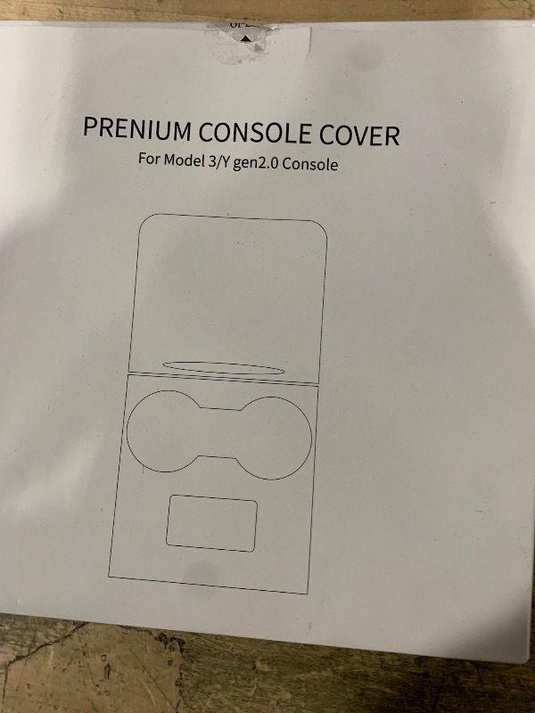 Photo 1 of  **EXACT MODEL SIZE UNKNOWN** frani Center Console Wrap (Genuine Carbon Fiber Edition) Designed for Tesla Model 3 Highland 2024-2026/Model Juniper 2025-2026,
Tesla Center Console Cover for Model 3 Refresh