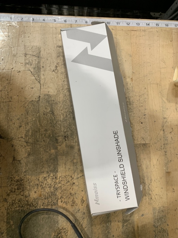 Photo 1 of [2025 Upgrade] Nmoiss Windshield Sun Shade Umbrella - [Vinyl Coating Heat Shield] Protect Car from Sun Rays & Heat Damage Keep Cool and Protect Interior, Spring Structure Edge Medium 56" L x 31" W