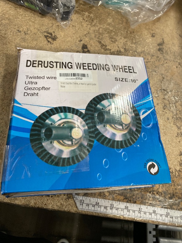 Photo 1 of 10 Inch Steel Wire Trimmer Head – Universal Weed Eater Attachment for Stihl, Dewalt, Milwaukee & More – Indestructible Weed Wacker Wire Brush Cutter Head for Lawn & Garden