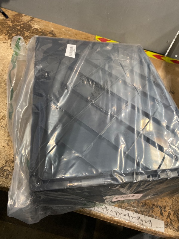 Photo 1 of Aebeky 3-Pack Plastic Collapsible Storage Crates-30L,Foldable Plastic Crates for Storage (Black)