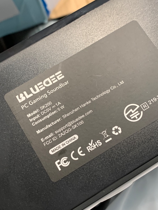 Photo 1 of (see all images) Bluedee Computer Speakers for Desktop PC, Bluetooth 5.3 PC Speakers with Dynamic RGB Light, Wired USB Plug