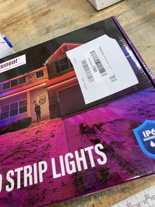 Photo 1 of 100ft IP68 Outdoor Led Strip Lights Waterproof with RF Remote & Bluetooth Music Sync App Control, Long Color Changing LED Rope Lights,5050 RGB Super Bright Outside Led Lights,24V