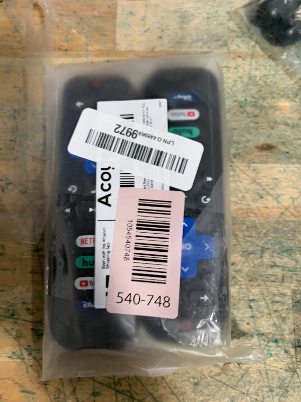 Photo 1 of (Pack of 2) Replacement Remote Control Only for Roku TV, Compatible for TCL Roku/Hisense Roku/Onn Roku/Sharp Roku/Element Roku/Westinghouse Roku/Philips Roku Smart TVs (Not for Roku Stick and Box)