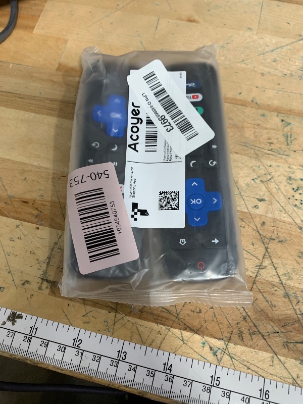 Photo 1 of (Pack of 2) Replacement Remote Control Only for Roku TV, Compatible for TCL Roku/Hisense Roku/Onn Roku/Sharp Roku/Element Roku/Westinghouse Roku/Philips Roku Smart TVs (Not for Roku Stick and Box)