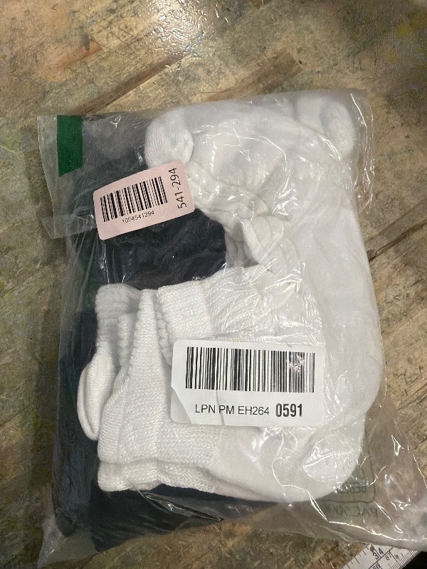 Photo 1 of +MD Diabetic Socks for Men Women-6 Pairs Ankle Non-Binding Extra Wide, Seamless Circulator Socks for Edema 13-15 3Blk/3Wht