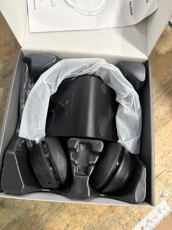 Photo 1 of (Upgraded Version) Wireless Headset, Bluetooth Headset with Noise Cancelling Microphone, Best Headphones with Mic Mute & USB Dongle for PC/Computer/Laptop/Cell Phones/Remote Work/Call Center