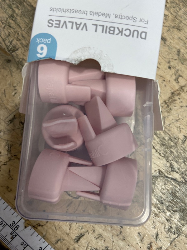 Photo 1 of [6-Count] Papablic Duckbill Valves Compatible with Spectra and Medela, Replaceable Duckbill Valves for Spectra S1 S2 valves and Medela Pump in Style, BPA/DEHP Free Pink