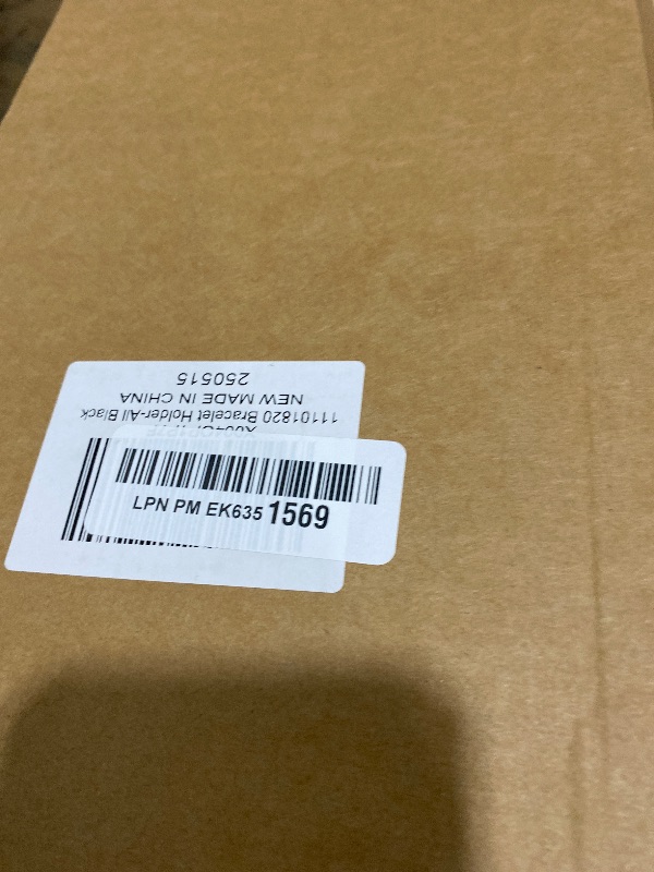 Photo 1 of 4 Tier Wooden Bracelet Holder, Bangle Watch Necklace Display Storage Antique Bracelet Display Stand Jewelry Holder Stand for Store, Showcase and Home Storage Black 4 Tier Wooden Bracelet Holder