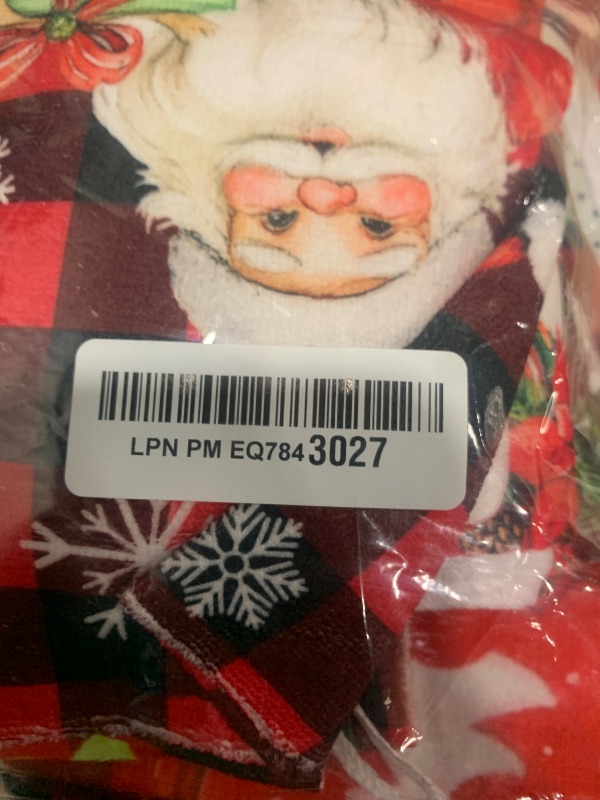 Photo 1 of **PARTIAL SET MISSING CURTAIN** FuWeave 8 Pcs Christmas Shower Curtain Set Xmas Santa Bathroom Decoration Christmas Tree Hand Towels Snowman Toilet Lid Cover Bathroom Rugs Xmas Shower Curtain with Hooks(Snowman Style)