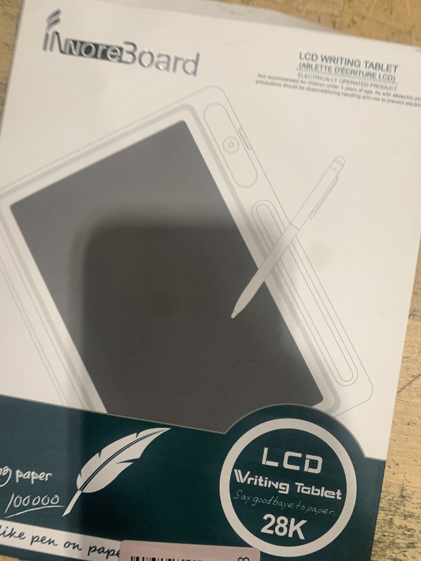 Photo 1 of **NON-ELECTRIC** 10 inch LCD Writing Tablet Electronic Writing Notebook with PU Protective Cover Erasable Drawing Pad Gift for Adults at Home Business Office(Black