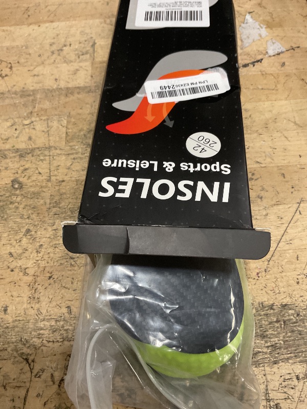 Photo 1 of 1 Pair Carbon Insole - Men Women Rigid Shoe Insert with Carbon Foot Plate for Hallux Rigidus Limitus, Turf Toe, Morton's Toe (10.25' / 260mm - Men's 8.5 / Women's Size 9.5)