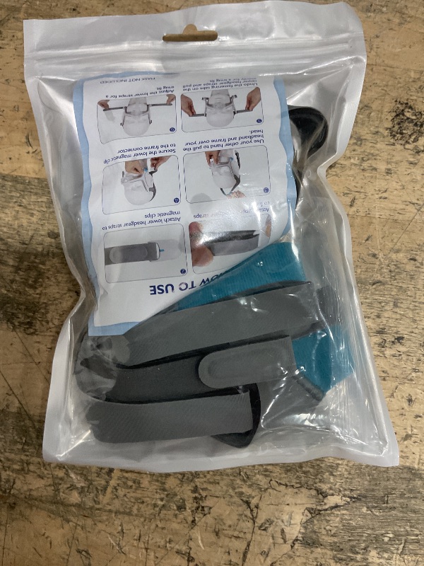 Photo 1 of 2 Pack N20 Headgear Compatible with AirFit/AirTouch N20 Nasal Mask, Soft Adjustable Replacement N20 Headgear Strap with 4pcs Magnetic Clips