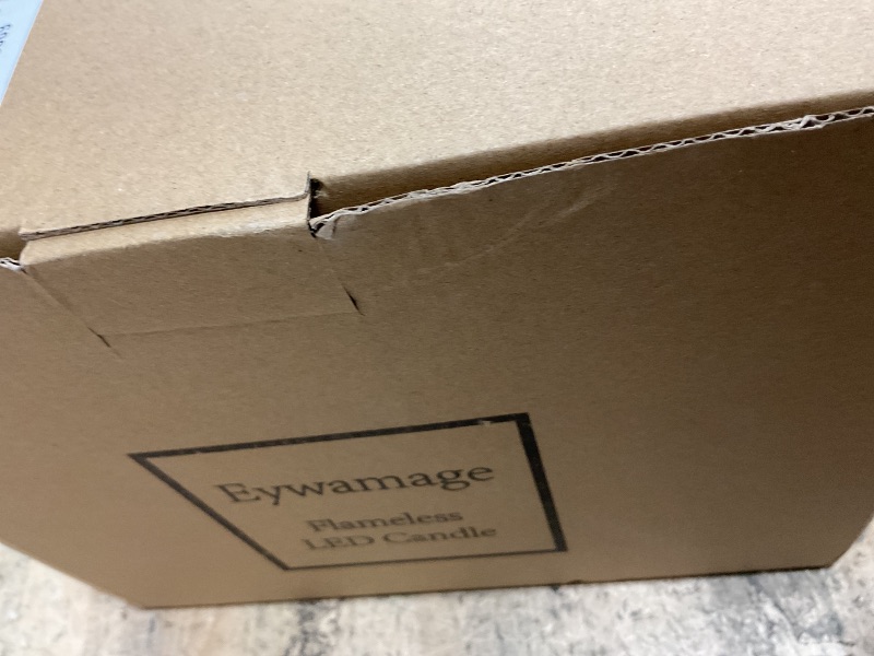 Photo 1 of ***UNKNOWN DAMAGES/MAY TAKE DIFFERENT BATTERIES*** Eywamage Birch Bark Flameless Pillar Candles with Remote, Flickering Rustic Battery LED Wood Candles Set of 3