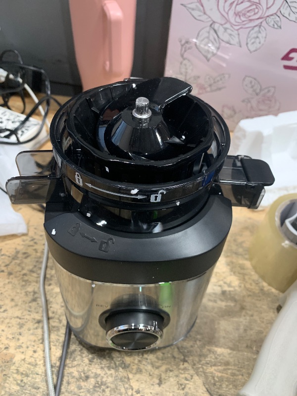 Photo 1 of ******ONLY FOR PARTS****Juicer Machines, Cold Press Juicer Fit Whole Fruits and Vegetables, Slow Masticating Juicers with Wide Feed Chute, High Juice Yield, BPA Free