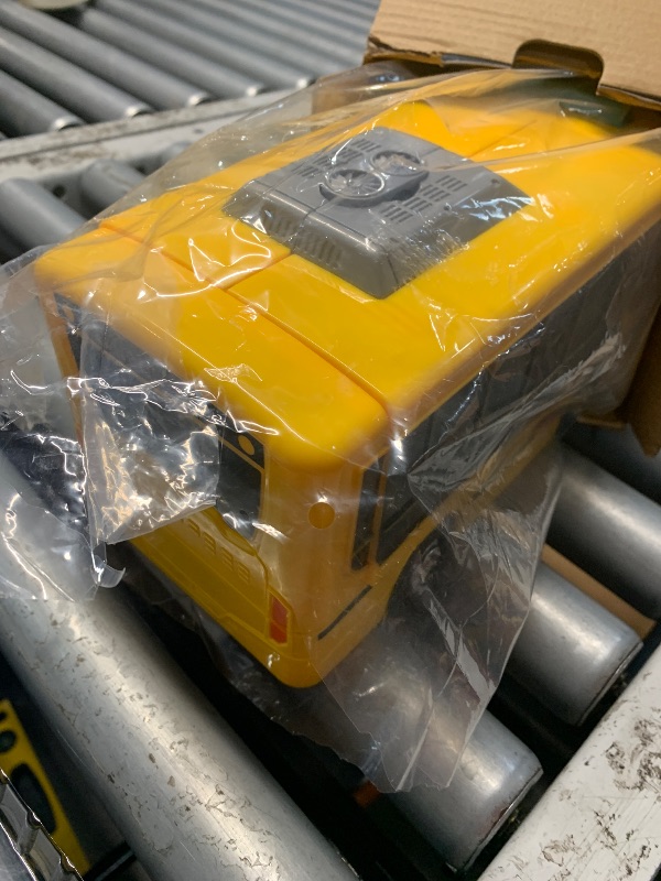 Photo 1 of (used) HONGTUO School Bus Toy with Sound and Light, Simulation Steering Wheel, Toddlers School Bus with Music Education, Gift for 1-3-5 Boys & Girls