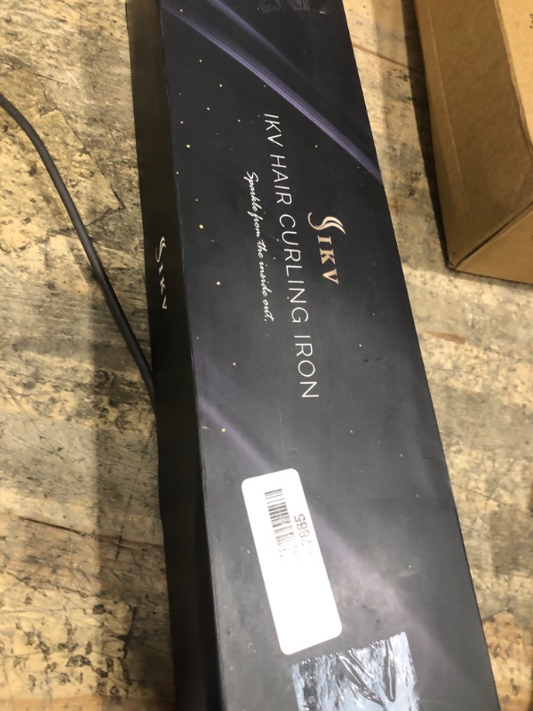 Photo 1 of 2 Inch Curling Iron Extra Long Barrel for Long Hair, Large Barrel Curling Wand Ceramic Tourmaline with LCD Display,10 Temps, Dual Voltage