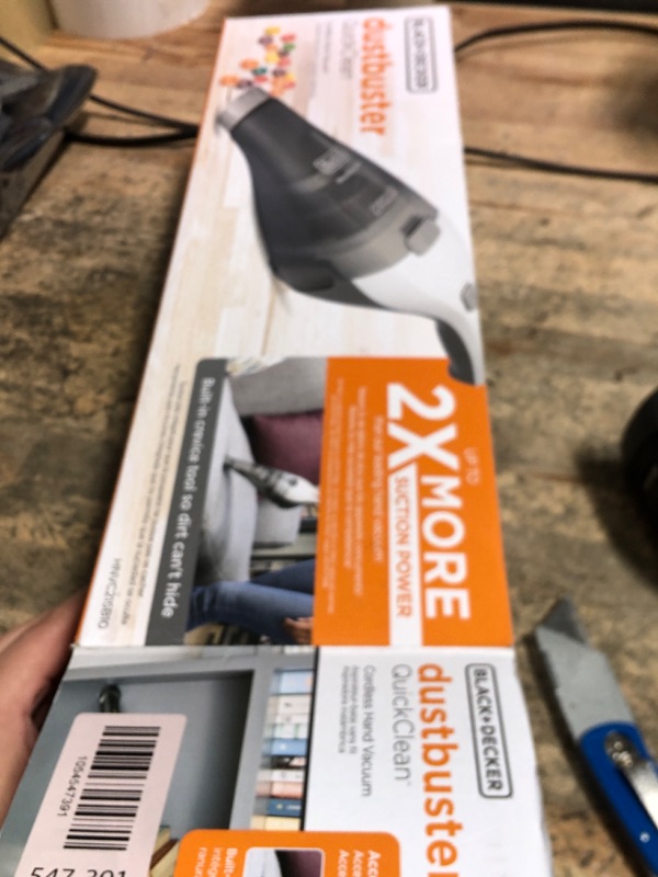 Photo 1 of ***EXTREMELY DIRTY/ UNKNOWN MISSING PIECES*** BLACK+DECKER dustbuster QuickClean Cordless Handheld Vacuum, Car Vacuum Portable (HNVC215B10)