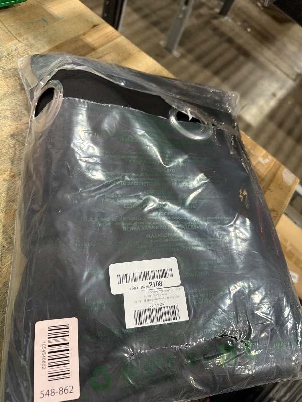 Photo 1 of (2 panels) NICETOWN Halloween Pitch Black Solid Thermal Insulated Grommet Blackout Curtains/Drapes for Bedroom Window (2 Panels, 42 inches Wide by 63 inches Long, Black)