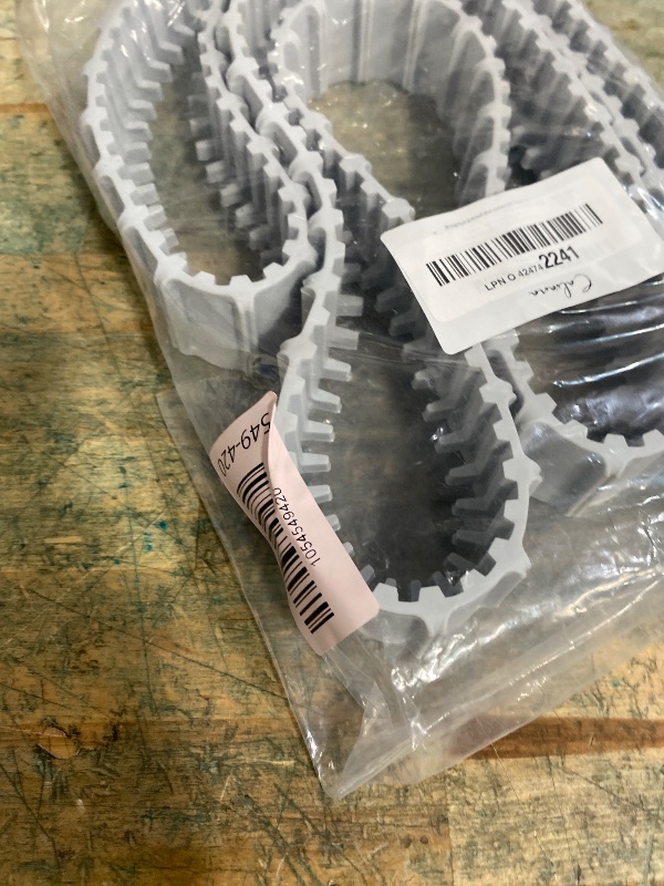 Photo 1 of (2 Pack) Replacement Gray Tracks for Maytronics Dolphin Robotic Pool Cleaners with Part Number 9983152-R2 Dolphin Parts