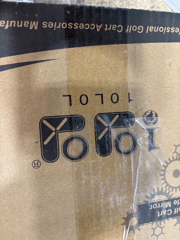 Photo 1 of 10L0L Universal Golf Cart Side Mirrors - Golf Cart Mirrors No-drilling Required For Yamaha EZGO TXT RXV Club Car DS Precedent - Folding Side Rear View Mirror HD Glass