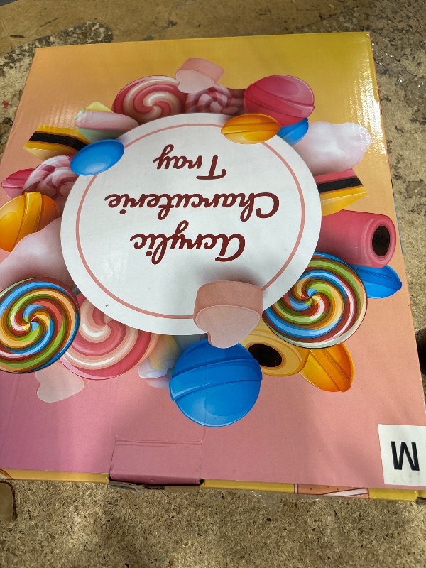 Photo 1 of 13.8" Extra Large Acrylic Letter Charcuterie Board Box, Reusable Fillable Letter Cake Candy Dish Display Serving Tray for Birthday Anniversary Party Decoration (M)