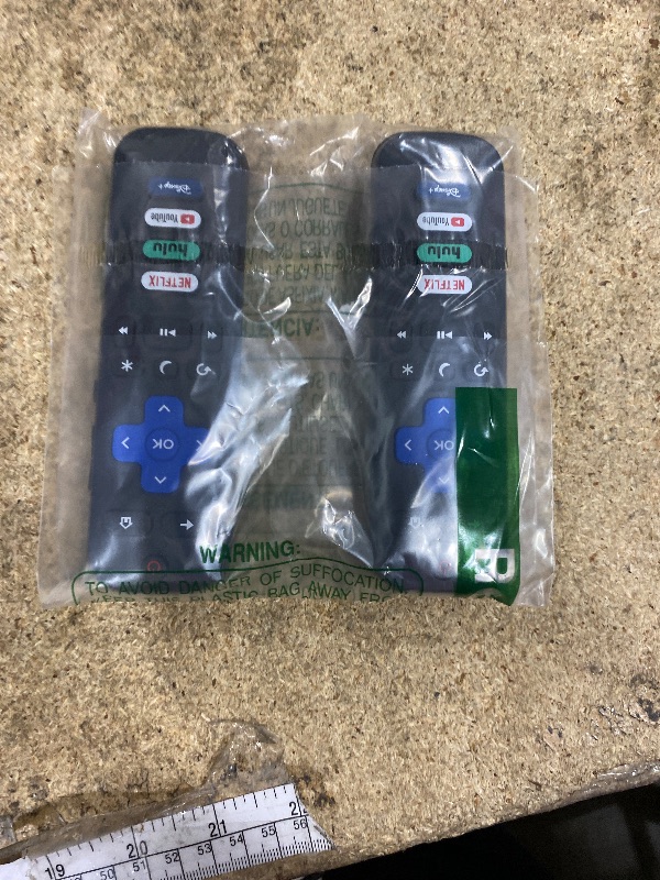Photo 1 of (Pack of 2) Replacement Remote Control Only for Roku TV, Compatible for TCL Roku/Hisense Roku/Onn Roku/Sharp Roku/Element Roku/Westinghouse Roku/Philips Roku Smart TVs (Not for Roku Stick and Box)