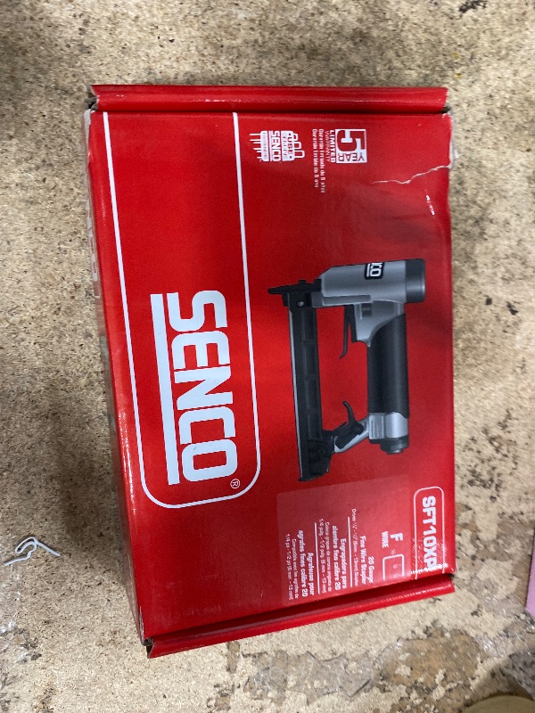 Photo 1 of **SEE NOTES****SENCO SFT10XP F-Wire 20 Gauge 1/2" Crown, 5/8" Pneumatic Fine Wire Crown Stapler, Stapler For Upholstering