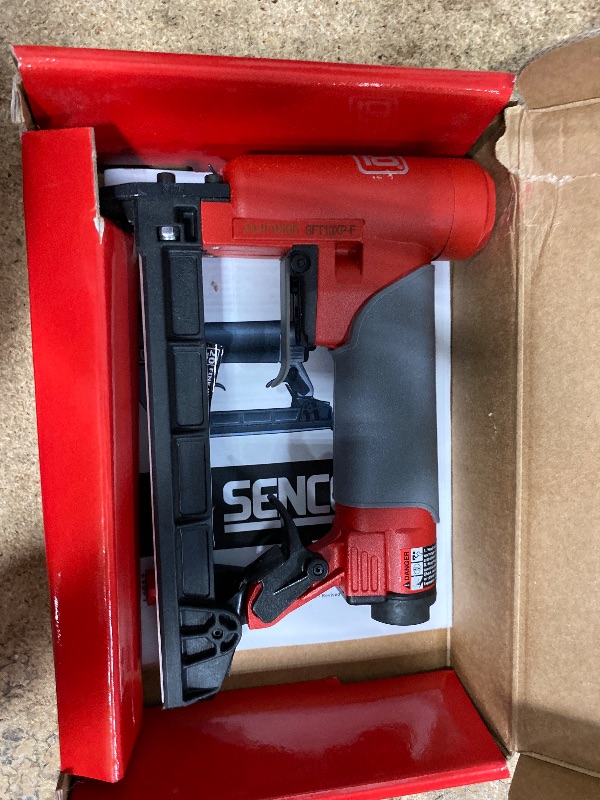 Photo 1 of **SEE NOTES****SENCO SFT10XP F-Wire 20 Gauge 1/2" Crown, 5/8" Pneumatic Fine Wire Crown Stapler, Stapler For Upholstering