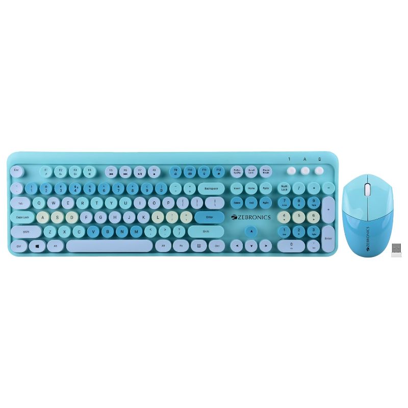 Photo 1 of  2.4GHz Wireless Keyboard Retro Style Keys, 104 + 12 Integrated Multimedia Keys, 1600 DPI, High Precision Just the Keyboard no mouse 
