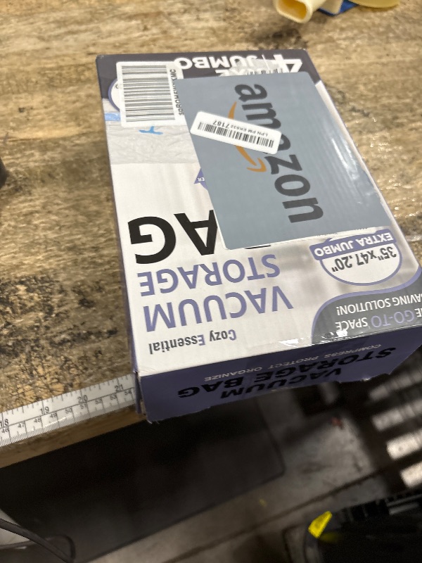 Photo 1 of 4 Pack XXL Jumbo Vacuum Storage Bags, Extra Large Vacuum Seal Bags for Comforters, Bedding, Blanket Storage, Giant Space Saver Bags for Huge Stuffed Toy(47.2x35 in)