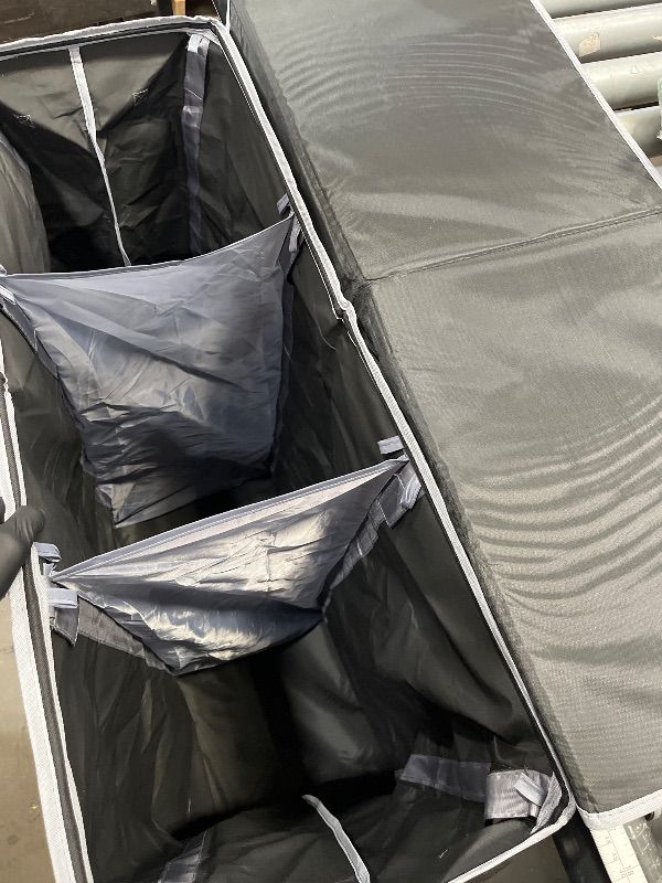 Photo 1 of SOLEDI 180L Laundry Hamper 3 Section, Extra Large Laundry Hamper with Lid, Dirty Clothes Hamper with Sturdy Handle, Large Laundry Basket Organizer for Laundry Room, Bedroom, Hampers for Laundry