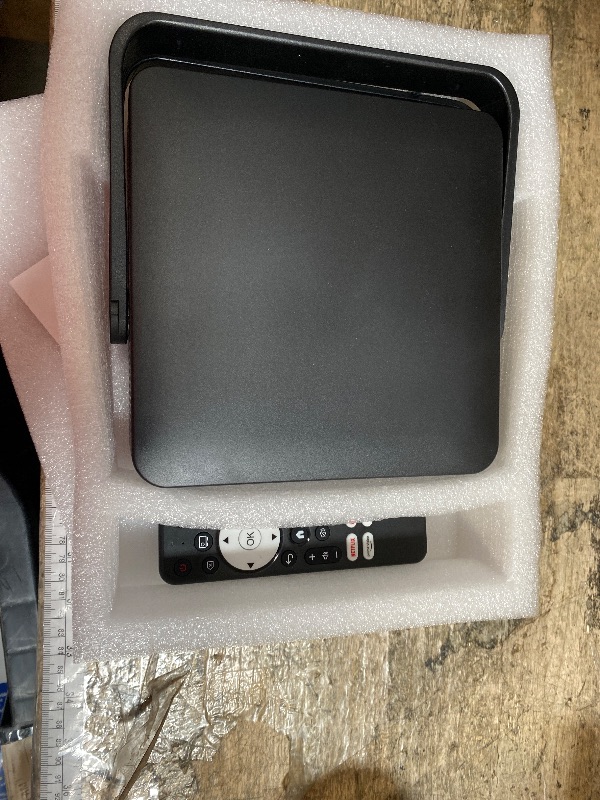 Photo 1 of [Ultra-Slim 1.97"| Netflix Licensed | AI Auto Focus | 360° Stand] Smart Mini Projector with WiFi 6 & Bluetooth, Built-in Netflix/YouTube/Disney+/Hulu, DBPOWER N5 Movie Projector for Bedroom (Black)